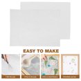 thumbnail image 3 of SEWACC 10 Sets DIY Craft Paper Screen Mold Cloth for Creative Crafts with White, 3 of 8