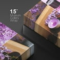 thumbnail image 4 of wall26 Canvas Print Wall Art Lavender Flower Blossoms Zen Massage Candles Spa Yoga Nature Photography Realism Rustic Scenic Landscape Colorful for Living Room, Bedroom, Office - 24"x36", 4 of 5