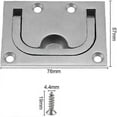 thumbnail image 2 of 2 Pack Boat Flush Hatch Stainless Steel Marine Handle Boat Recessed Hatch, 2 of 4