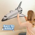 thumbnail image 2 of Wall Palz Adhesivo De Pared Para Transbordador Espacial De La Nasa – Decoración De Dormitorio De Nave Espacial Con Interacción De Realidad Aumentada 3D – Decoración De Habitación De Transbordador Espa, 2 of 3