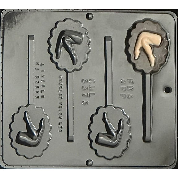 3373 Legs Lollipop Chocolate Candy Mold