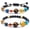 2 Pcs Set, variant on Women Solar System Bracelet Universe Galaxy The Eight Planets Guardian Star Natural Stone Beads Bracelet Bangle Gifts