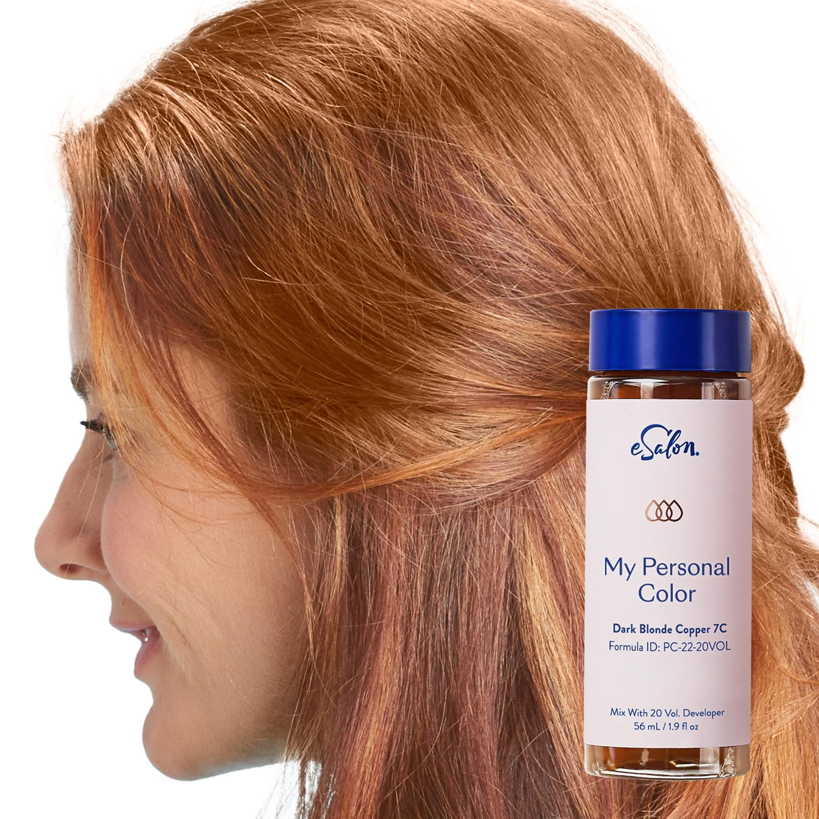 Kit de coloración de cabello eSalon, tinte permanente para cabello ...