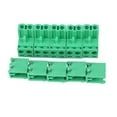 thumbnail image 1 of 50 Uds. Conector eléctrico de bloques de terminales de tornillo de cableado de placa de circuito de 2 pines de 5,08mm, 1 of 8