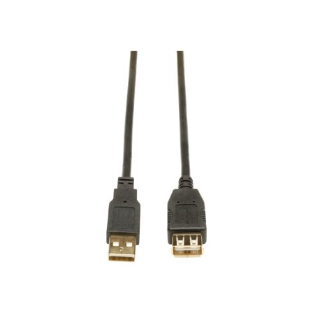 Tripp Lite USB 2.0 Gold Extension Cable, 3', U024-003