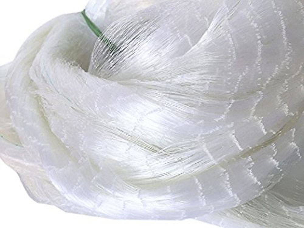 Agfabric Garden Bird Netting Anti Bird Protection Net Fruit Vegetables Flower Garden Pond Netting - Pack of 2 - 25x50ft, White