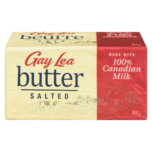 Gay Lea Salted Butter, 454 g, 1 lb