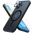thumbnail image 1 of Funda Meifigno diseñada para iPhone 16 de 6.1 pulgadas con protectores de pantalla, 1 of 6