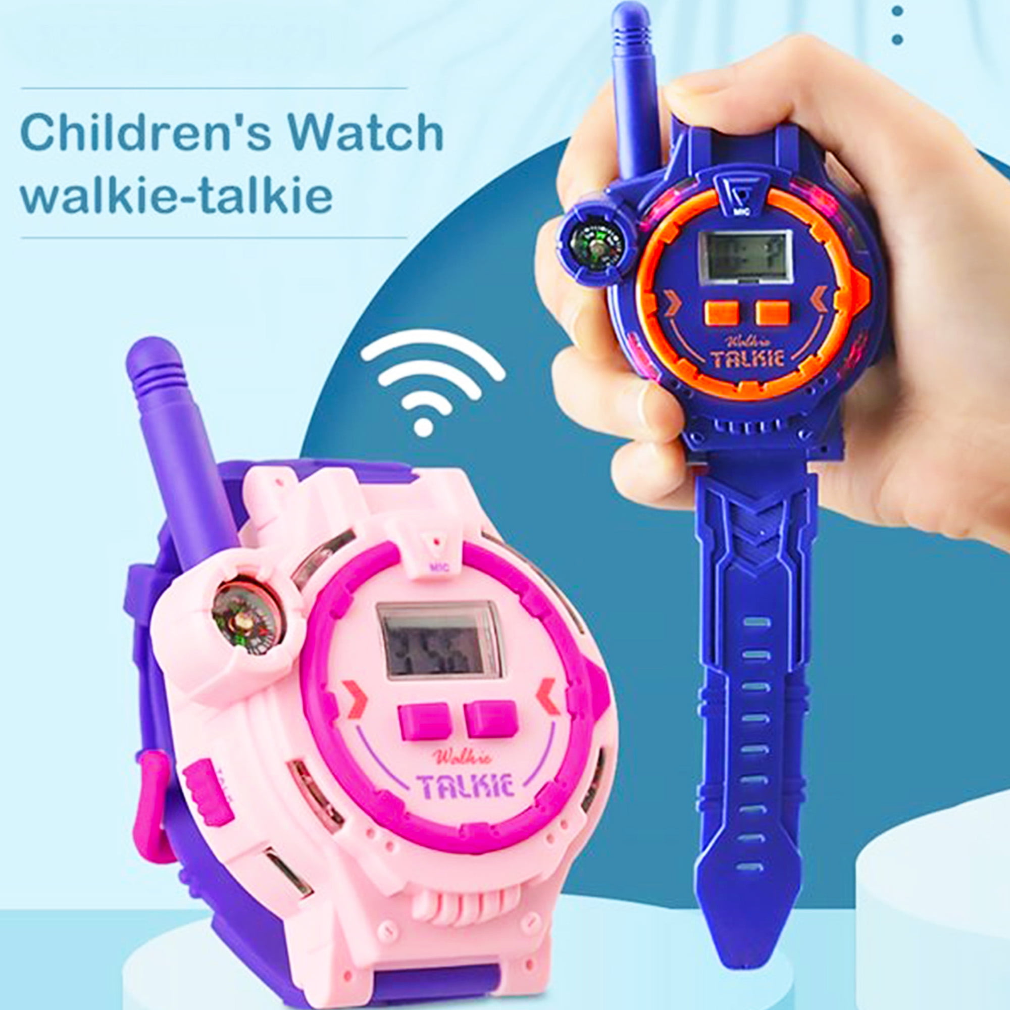 Interphone et visiophone montre enfant talkie-walkie parent-enfant  extérieur intérieur appel sans fil longue distance talkie-walkie 2 pièces