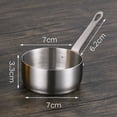 thumbnail image 1 of Goodhd Pot Gravy Stainless Steel Milk Pot Mini Sauce Pan Non Stick Small Saucepan, 1 of 4