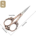 thumbnail image 3 of Butterfly Pattern Vintage Style 420 Stainless Steel Sewing Scissors Embroidery Shears, 3 of 7