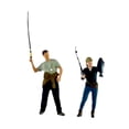 thumbnail image 2 of 2 piezas 1:64 FIGURAS de DIORAMA de pesca a escala Figuras de pescadores femeninos masculinos Fotos Poseentes de resina Arte de pesca Miniaturas, 2 of 8