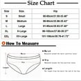 thumbnail image 3 of HUPOM Plus Size Underwear Underwear For Women Thong Leisure Tie Seamless Waistband Blue S, 3 of 8