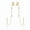 B, variant on Personalized Temperament Earrings European And American Exaggerated Earrings Design Paper Clip Earrings Chain Long Earrings Ladies' Halloween Themed Dangle Earrings