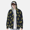 thumbnail image 3 of Picia Avocado Women's Men's UPF 50+ Sun Protection Hoodie Shirt Long Sleeve SPF Fishing Outdoor UV Hiking Lightweight Shirts-3X-Large, 3 of 9