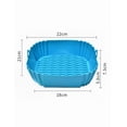 thumbnail image 4 of 2pz Molde Silicon Xtellar multicolor Freidora Aire Circular Reutilizable Tapete, 4 of 5