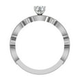 thumbnail image 3 of Circle and Marquee Design Round Brilliant Diamond Rings 14K White Gold 0.70 CT TW (G,SI1), 3 of 5