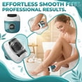thumbnail image 3 of Electric Foot Callus Remover Professional Rechargeable Pedicure Tool 0.5 lbs with Replacement Grinding Heads for Smooth Feet and Dead Skin Removal, 3 of 6