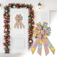 thumbnail image 1 of Wzzjkit Pattern Bow Decorative Pendant Colored Ribbon Garland Decorative Pendant, 1 of 5