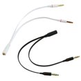 thumbnail image 2 of opvise 3.5mm AUX Audio Mic Splitter Cable Earphone Headphone Adapter Female to 2 Male, 2 of 7