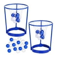 thumbnail image 2 of 2 Pack Head Hoop Basketball Party Game Set for Adult Carnival Game Adjustable Basket Net Headband with 40 Ball Basketball Party Game for Boy Girl Family Birthday Indoor Outdoor Activity, 2 of 8