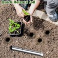thumbnail image 5 of Seed Planter Tool, Stainless Steel Dibber Garden Tool Garden Bulb Planter Manual Hole for Gardening, Garden Hole, 5 of 6