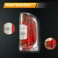 thumbnail image 2 of Left & Right Side Tail Light Compatible with 2015-2022 GMC Canyon Replacement for 84916709 84328813 Taillight Rear Brake Tail Lamp Assembly W/Wiring Harness Plastic (Clear Lens), 2 of 10
