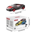 thumbnail image 3 of Riforla 1:24 Scale High Speed 4WD RC Racing Car 2.4 Remote Control Drift Toy for Kids and Adults Realistic Drift Experience Remote Control Car Red, 3 of 9