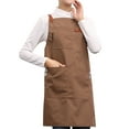 thumbnail image 1 of Coofit Tablier de Cuisine Créatif Polyvalent Tablier de Restaurant Tablier de Barista avec Poche, 1 of 10