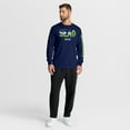 thumbnail image 3 of Men's Fanatics College Navy Seattle Seahawks Hometown Sweep Legacy Long Sleeve T-Shirt, 3 of 5