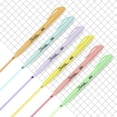 thumbnail image 4 of Sharpie Pocket Highlighters, Mild Pastel Colours, Assorted, Chisel Tip, 6 Count, Narrow tip highlighters, 4 of 5