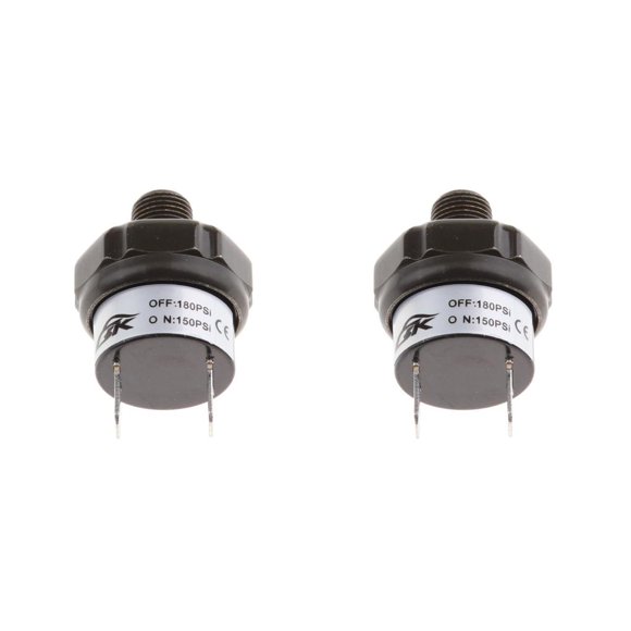 Riwesomey Air Pressure Control Switch 70-200 PSI for Compressor Air 2piezas