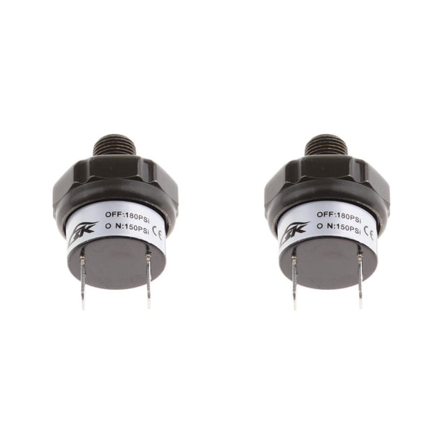 Riwesomey Air Pressure Control Switch 70-200 PSI for Compressor Air TNP 150-180PSI 2piezas