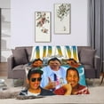 thumbnail image 6 of Blanket Adam Actors Sandler Throw Flannel Blankets Warm Soft Cozy Fuzzy Blanket for Bed Sofa Couch Camping Travel Gift Blankets for All Seasons 80"x60", 6 of 6