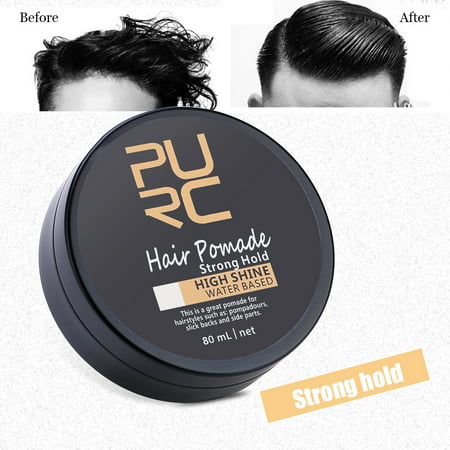 Zerone Hair Styling Strong Hold High Shine Hair Pomade Natural Look Ancient Cream Hair Shaping Wax    , Hair Shaping Wax, Ancient