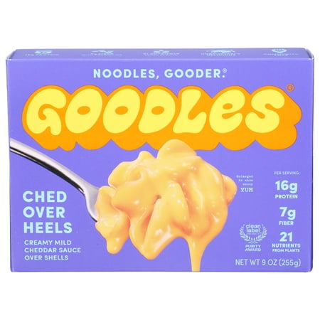 (Pack of 8) Goodles Mac and Cheese Deluxe Cheddar Overheals 9 Oz