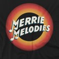 thumbnail image 2 of Looney Tunes Merrie Logo Women's T Shirt, Black, X-Large, 2 of 6