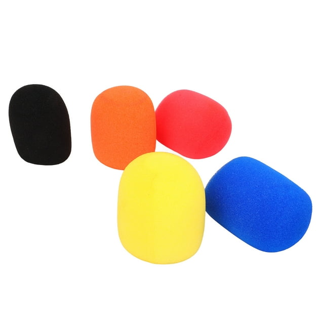 Housse de Microphone en Mousse, Polyester Doux Résistant aux Déchirures, Éponge de Protection pour Microphone, Grande Élasticité pour Karaoké