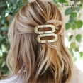 thumbnail image 2 of French Amie Mini Oval 2&rdquo; Celluloid Handmade Snap Tige Boule Hair Clips, 2 of 38