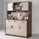 thumbnail image 4 of Zocalo Alacena de Cocina 120 cm con 3 Cajones y Gabinetes de Almacenamiento, Beige, 4 of 11