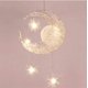 thumbnail image 1 of Lámpara de suspensión industrial Moon Stars Lámpara de techo LED Accesorio de iluminación de aluminio con 5 bombillas para dormitorio de niños Luz blanca cálida, 1 of 5