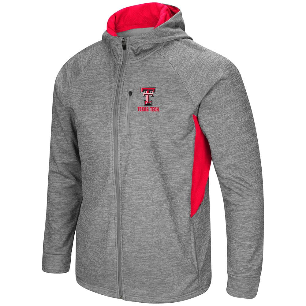 Mens Texas Tech Red Raiders Full Zip Jacket S by Colosseum