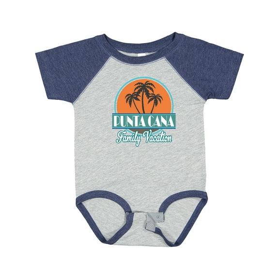 Inktastic Punta Cana Family Vacation Matching Boys or Girls Baby Bodysuit
