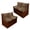Leopard Print, variant on Chririnla RV Dinette Cushion Covers Retro American Flag Camper Car Bench Cover 2 Pack RV Seat Covers Dinette Booth Cushions Includes 1 Bench Cover & 1 Backrest Cover