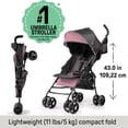 thumbnail image 2 of Stroller Lightweight | Summer 3Dmini Convenience Stroller, Pink Lightweight Infant Stroller with Compact Fold, 2 of 2