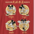 thumbnail image 2 of Boy's Mickey & Friends Master Kung-Fu Poses  Graphic Tee Red Small, 2 of 4
