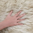 thumbnail image 3 of Rosnek Soft Fluffy Faux Sheepskin Fur Area Rugs, Rectangle Faux Fur Carpet for Living Room Bedroom Dining Room Floor Carpet, 3 of 4