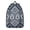 Tribal, variant on Pirate Octopus with Treasure Travel Backpack Lightweight Canvas Bookbag with Gothic Deep-sea Octopus Coral Reef and Marine Life Artwork Comfortable Carrying Anti-theft Features Large Capacity for Scho