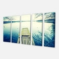thumbnail image 2 of Sunset Over Tranquil Lake - Bridge Canvas Art Print, 2 of 3