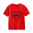 thumbnail image 4 of Delliss 2-13 Years Girl's Mother's Day print Summer T Shirt Girls Crew Neck Short Sleeve Casual T Shirt, 4 of 7